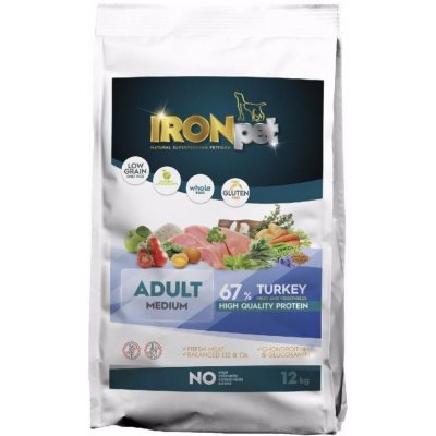 IRONpet Dog Adult Medium Turkey (Krocan) 12 kg