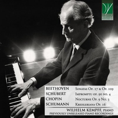 BEETHOVEN, CHOPIN, SCHUBERT, SCHUMANN - PIANO MUSIC - HISTORICAL LIVE RECORDINGS. KEMPFF, WILHELM CD – Hledejceny.cz
