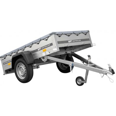 UNITRAILER GARDEN 200 KIPP s rámem H-0 a šedou plachtou – Sleviste.cz