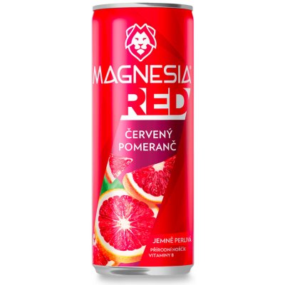 Magnesia Red ochucená minerální voda Červený pomeranč 330 ml – Hledejceny.cz