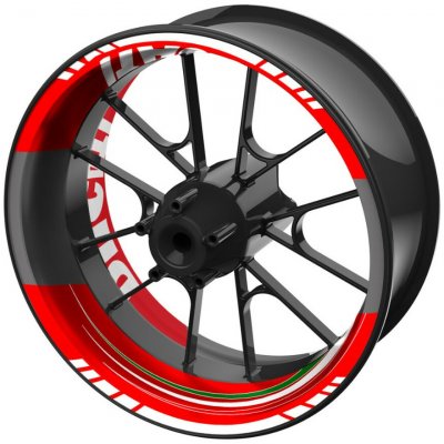 M-Style dvoudílné polepy na kola DUCATI – Hledejceny.cz