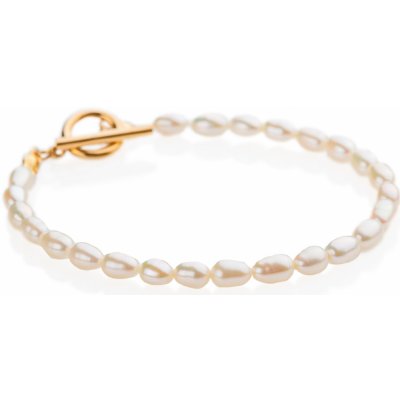 Franco Bene Perličkový náramek úzký pozlacený 972 – Hledejceny.cz