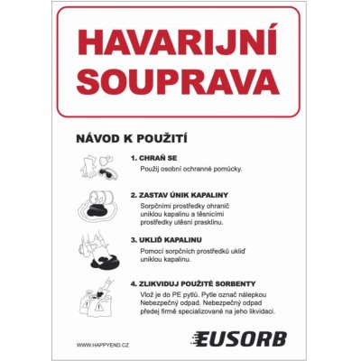 Nadrzenapalivo.cz Značka HAVARIJNÍ SOUPRAVA, plast, 210 × 297 mm – Zbozi.Blesk.cz