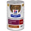 Konzerva pro psy Hill’s Prescription Diet Adult Dog I/D Digestive Care Stew Chicken & Vegetables 48 x 354 g