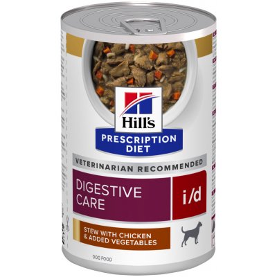 Hill’s Prescription Diet Adult Dog I/D Digestive Care Stew Chicken & Vegetables 24 x 354 g