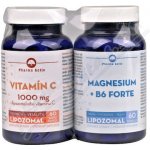 Pharma Activ CZECH Vitamín C 1000 mg kapslí 60+Magnesium+B6 forte 60 tablet – Hledejceny.cz