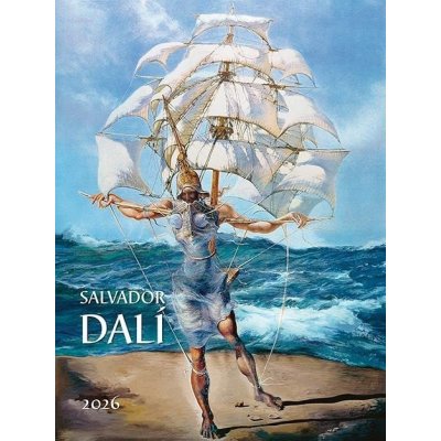 Salvador Dalí nástěnný 42 x 56 cm 2026 – Zboží Dáma