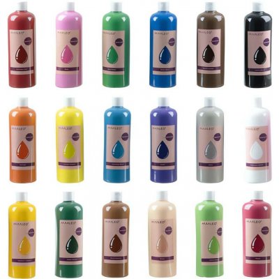 Maaleo 26341 plakátové barvy 18 x 500 ml – Sleviste.cz