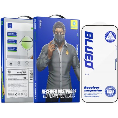 Blueo Anti-Dust HD sklo pro iPhone X XS 11 Pro černé 162408 – Zboží Živě