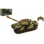 TEDDIES Tank RC T-80 plast 25cm s dobíjecím packem USB+adaptér na baterie 2 druhy 2,4 GHz v krabici – Zboží Dáma