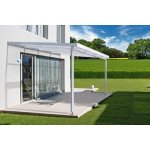 Gutta Terrassendach Premium 10,14 x 5,06 m čirý akryl / bílá konstrukce pergola – Zboží Dáma