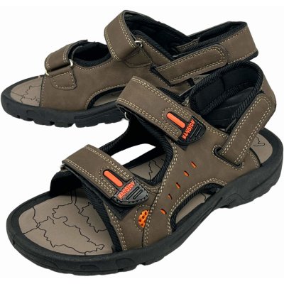 Sport pánské sandály hnědé – Zboží Dáma