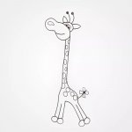 Klupś Safari Žirafa bílá – Zboží Dáma