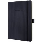 Sigel Conceptum Záznamní kniha Hardcover A4 linkovaná černá – Zboží Živě