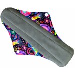 GaGa's Noční menstruační vložka Páv uhlík 1 ks – Zboží Dáma