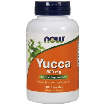 Now Foods YUCCA 500 mg 100 kapslí