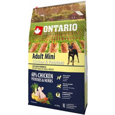 Ontario Adult Mini Chicken & Potatoes 13 kg – Hledejceny.cz