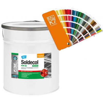 Het Soldecol PUR SG 5,6L tónovaný 5L + 2x0,3L tužidlo, Odstín: RAL 9001 – Zboží Mobilmania