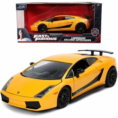 JADA auto Rychle a zběsile Lamborghini Gallardo tlakově lité žluté 1:24 – Zboží Mobilmania
