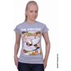Dámské tričko s potiskem One Direction tričko, Band Sliced Grey