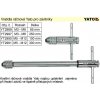 Závitník Vratidlo závitové ráčnové Yato délka 300mm pro závitníky M5 - M12