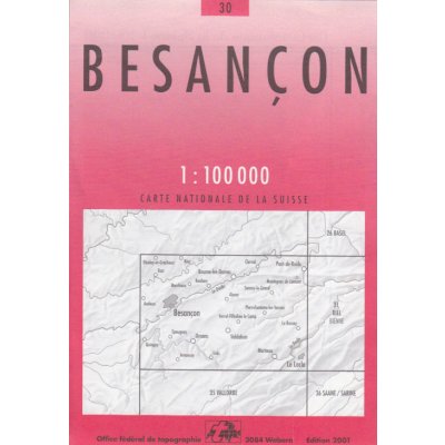 mapa Besancon 1:100 t.