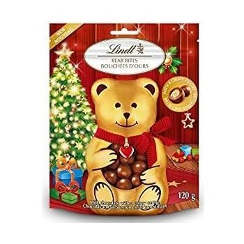 Lindt Bear Bites čokoládové křupavé kuličky 120 g