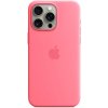 Pouzdro a kryt na mobilní telefon Apple Apple iPhone 15 Pro Max Silikonový kryt s MagSafe růžový MWNN3ZM/A