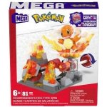 Mega Construx Pokémon Charmanderův ohnivý útok – Zboží Dáma