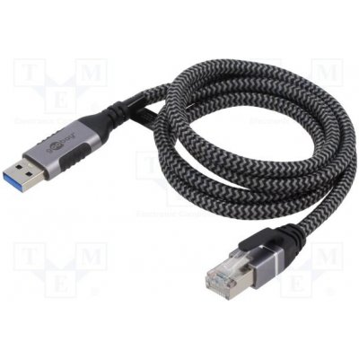 Goobay 70497 USB 3.0, RJ45 vidlice, USB A vidlice, 1,5m – Zboží Živě