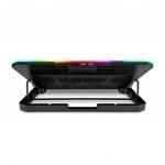 EVOLVEO CoolPro, chladící podložka pod notebook, 2x ventilátor, RGB podsvícení, černá – Hledejceny.cz