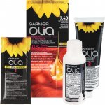 Garnier Olia 7.40 intenzivní měděná barva na vlasy bez amoniaku – Zboží Mobilmania