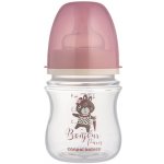 Canpol Babies lahev se širokým hrdlem Bonjour Paris růžová 120ml – Zboží Dáma