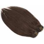 Deluxe clip in sada 50cm tmavě hnědá – Hledejceny.cz