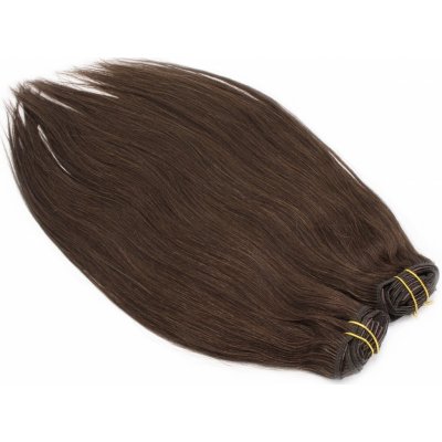 Deluxe clip in sada 50cm tmavě hnědá – Hledejceny.cz