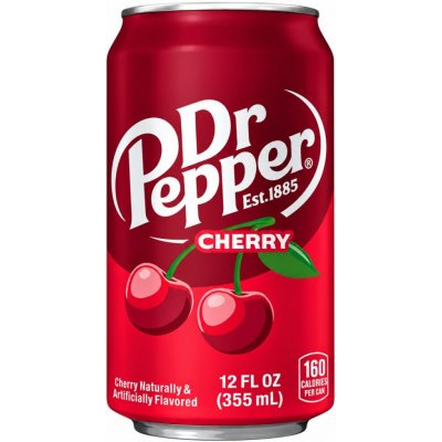 Dr Pepper sycený nápoj s příchutí třešně 355 ml – Hledejceny.cz