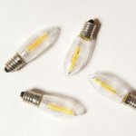 Exihand BALENÍ Čirá žárovka LED FILAMENT pro svícen14-55V 0,3W balení 64 ks – Hledejceny.cz