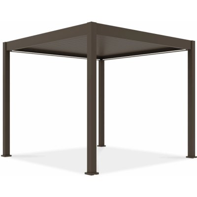 Gutroof Bioklimatická pergola s pohyblivými lamelami ELEGANCE AUTOMATIC 3x3 Taupe – Hledejceny.cz