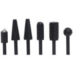 Rotační rašple, frézy HSS na kov či dřevo, sada 6 ks, Tagred TA1136 – Zboží Dáma