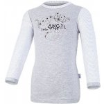 Dětské tričko smyk Little Angel Outlast® Safari DR šedý melír/pruh – Hledejceny.cz