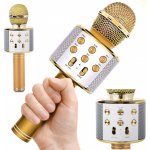 SOLEX Mikrofon ruční WS 858 GOLD Karaoke – Hledejceny.cz