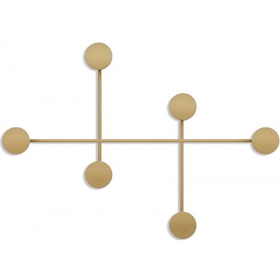 Kalune Design Dama 82 x 60 x 10 cm zlatý – Hledejceny.cz