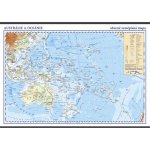 Austrálie a Oceánie - školní nástěnná zeměpisná mapa 1:13 mil./136x96 cm – Zboží Mobilmania