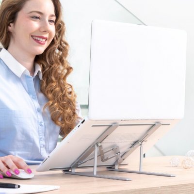Skládací a nastavitelný stojan na notebook Flastan InnovaGoods – Zboží Živě