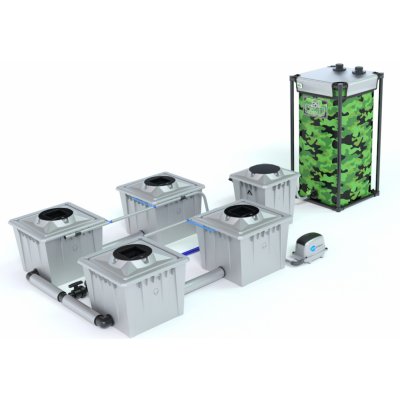 ALIEN Hydroponics RDWC 4 Pot 36L Silver Series – Zboží Mobilmania