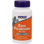 Now Foods Pikolinát Zinku 50 mg 120 kapslí – Hledejceny.cz