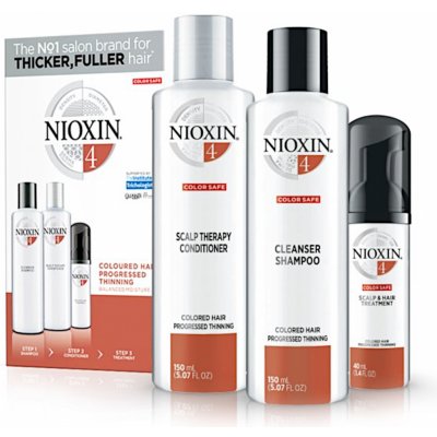Nioxin System 4 Cleanser šampon 150 ml + Scalp Revitaliser kondicionér 150 ml + Scalp Treatment 40 ml dárková sada – Zbozi.Blesk.cz