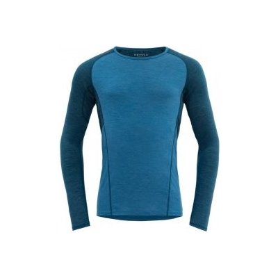 Devold RUNNING pánské triko s dlouhým rukávem modré – Hledejceny.cz
