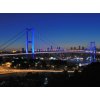 Tapety WEBLUX Samolepka fólie A Blue Evening Istanbul Bosphorus Bridge - 42973371 Modrý Evening Istanbul Bosphorus Bridge rozměry 270 x 200 cm