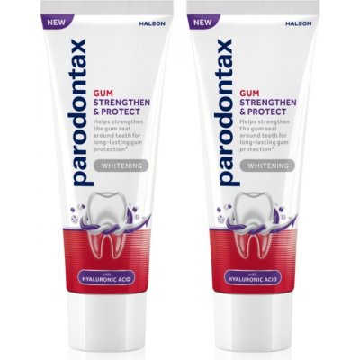 Parodontax Strengthen and Protect Whitening 2 x 75 ml – Zboží Dáma